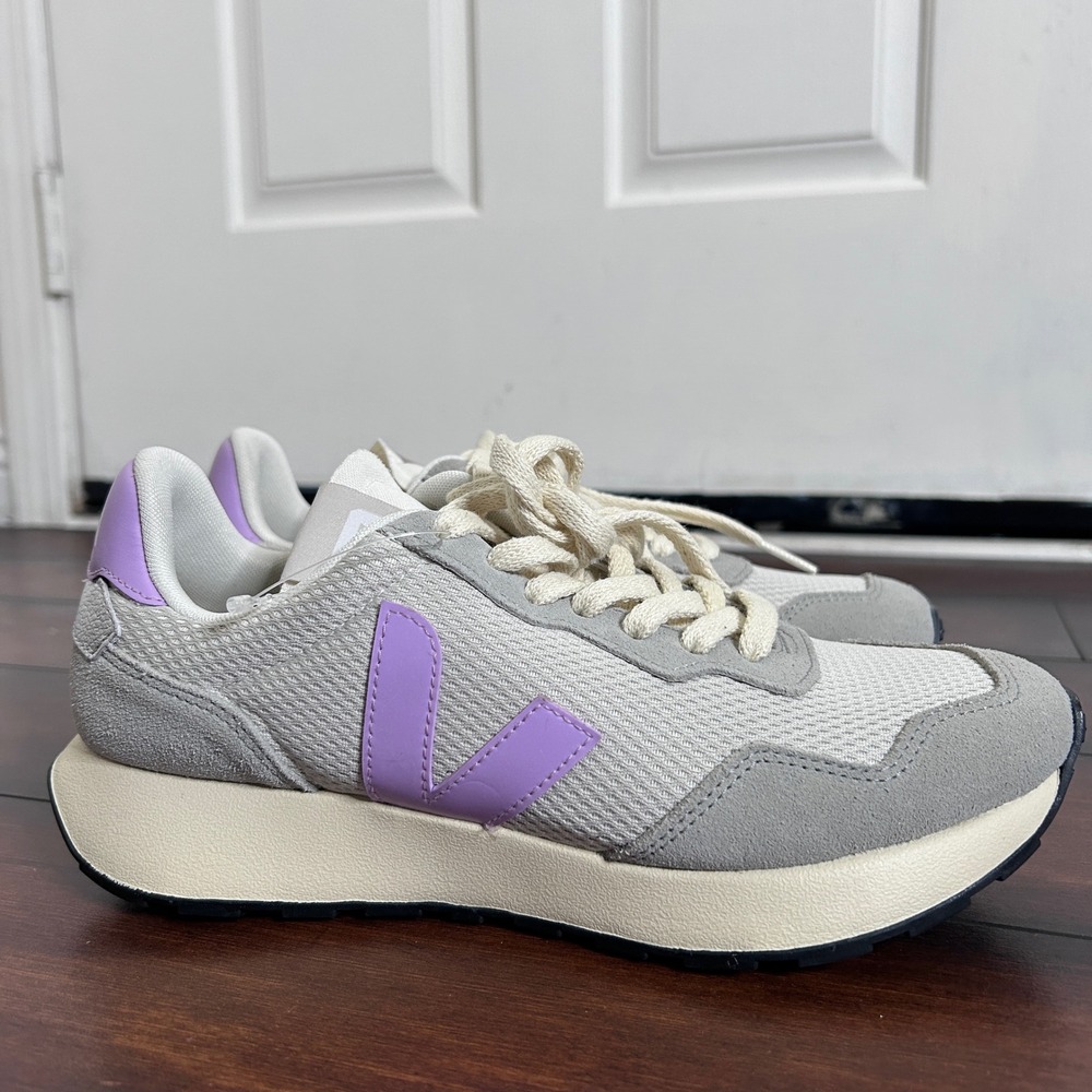 NWOB‎ Veja Paulistana Alveomesh Sneakers Shoes Natural Orchid Women size 8 Retro